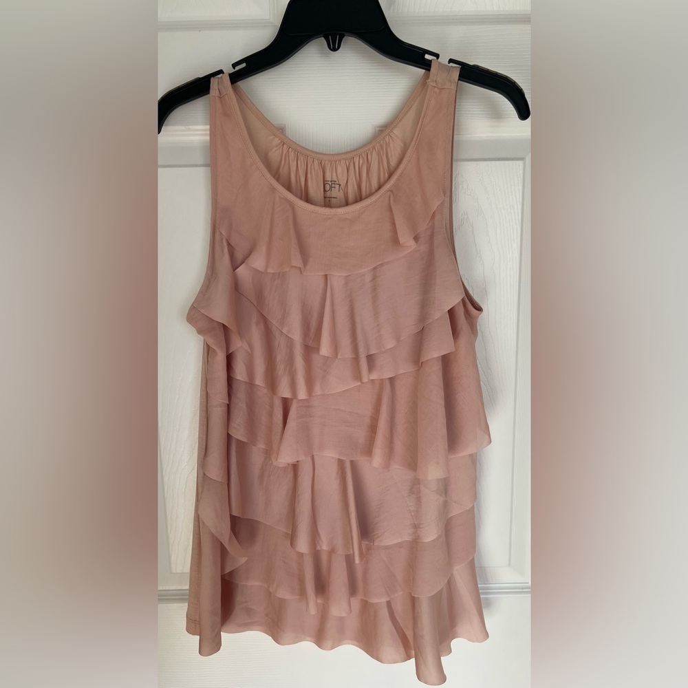 Ann Taylor Pink Formal Shirt